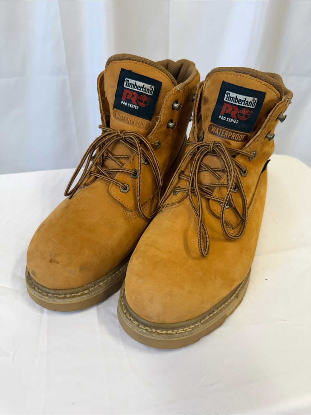 Timberland pro men’s pit boss 6 inch steel toe work boots 10W thinsulate